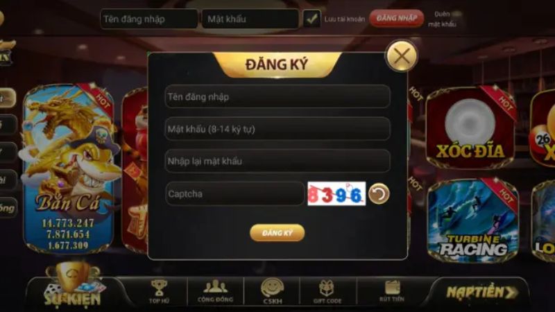 Biểu mẫu đăng ký tài khoản VN123